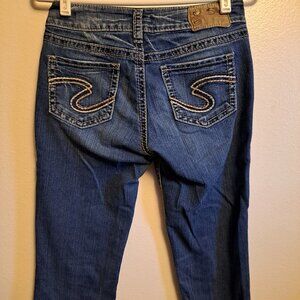 Silver Jeans Suki Super Stretch Mid Slim Boot Jeans With Embroidered Pockets